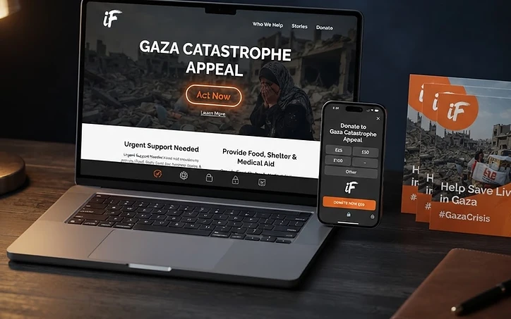 Gaza Emergency Appeal: a multi-channel campaign built for urgency case study hero