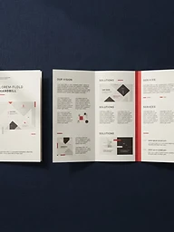 Print leaflet mockup