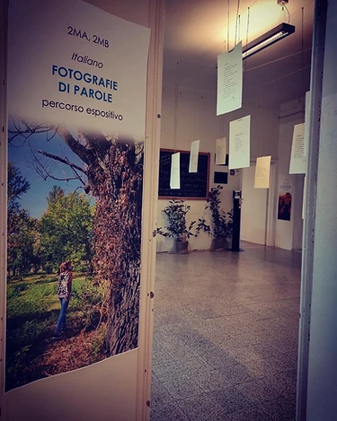 Fotografie di parole — ingresso della mostra