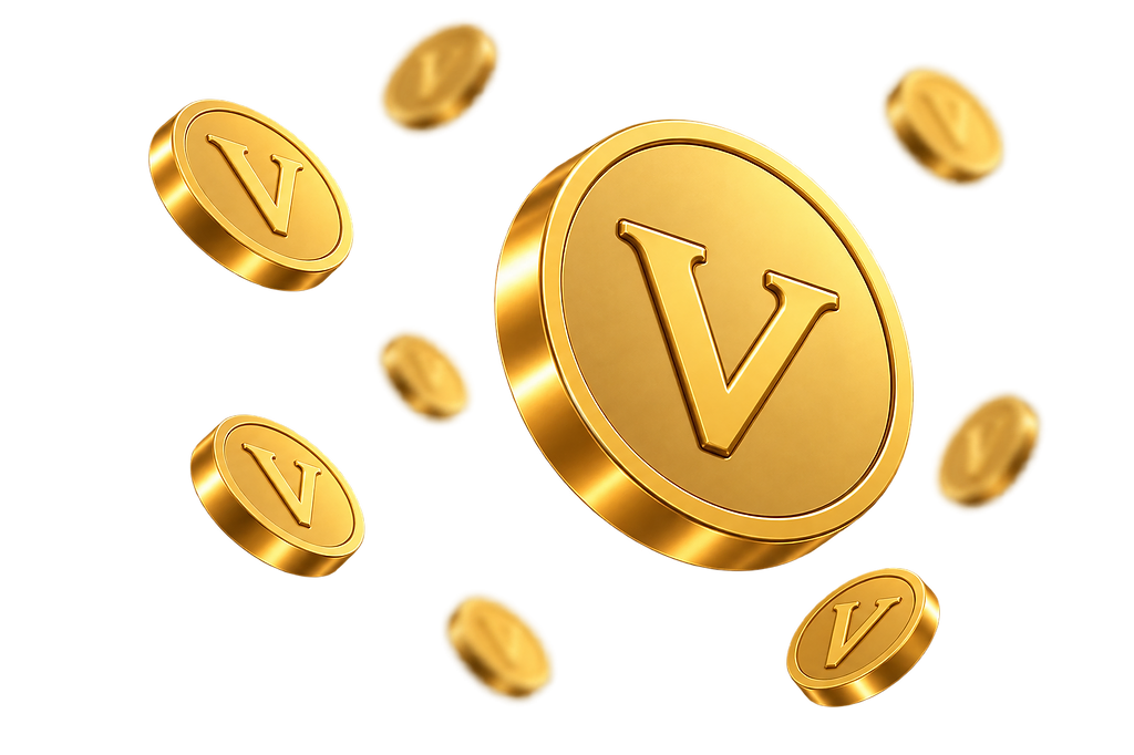 Floating Vanbrera reward coins