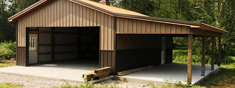 Metal barn built by Backyard and Barns in Tennessee