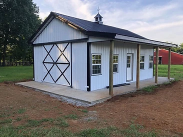 White Barn with Cupola