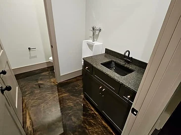 Custom Restroom Finish