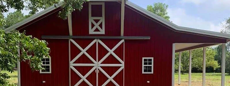 Agricultural barn built by Backyard and Barns in Middle Tennessee