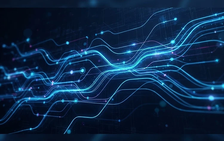 Abstract AI automation network