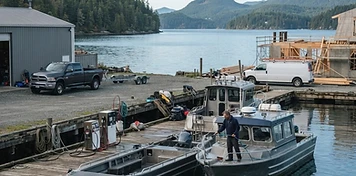 Marine tourism and trades businesses in Sechelt, BC