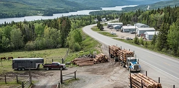 Forestry and plateau-ranch businesses in Burns Lake, BC