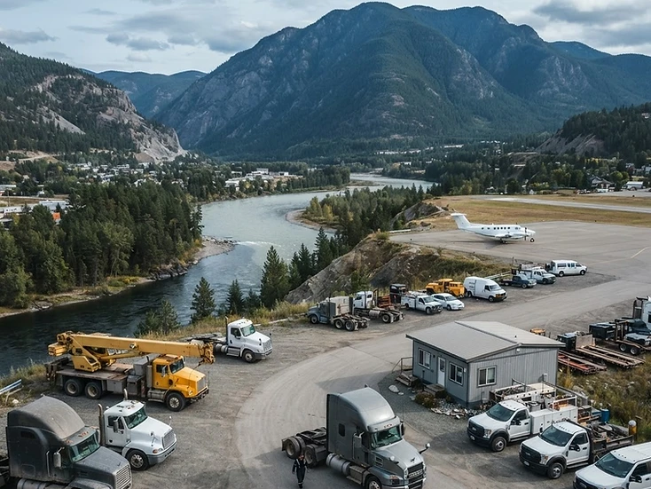 Transport, trades and airport services in Castlegar, BC