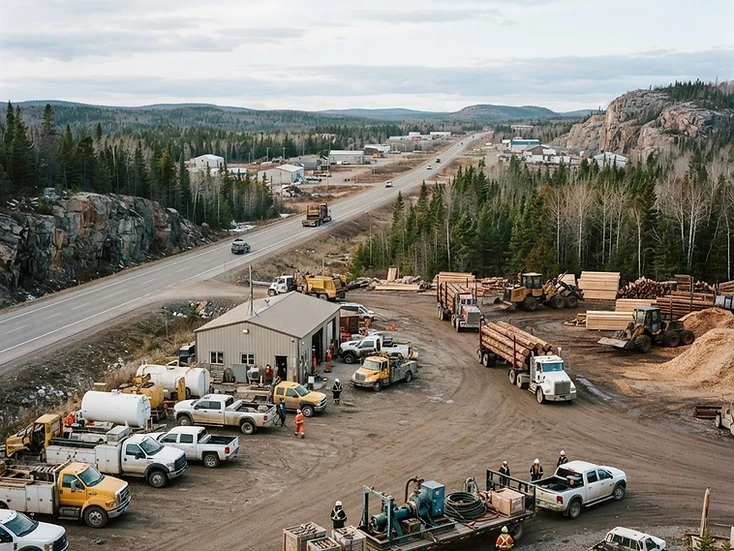 Highway services and forestry equipment in Greenstone, Ontario