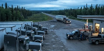 Alaska Highway transport and gas-country services in Fort Nelson, BC