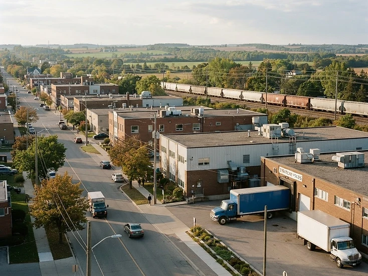 Manufacturing and food-processing commerce in Stratford, Ontario