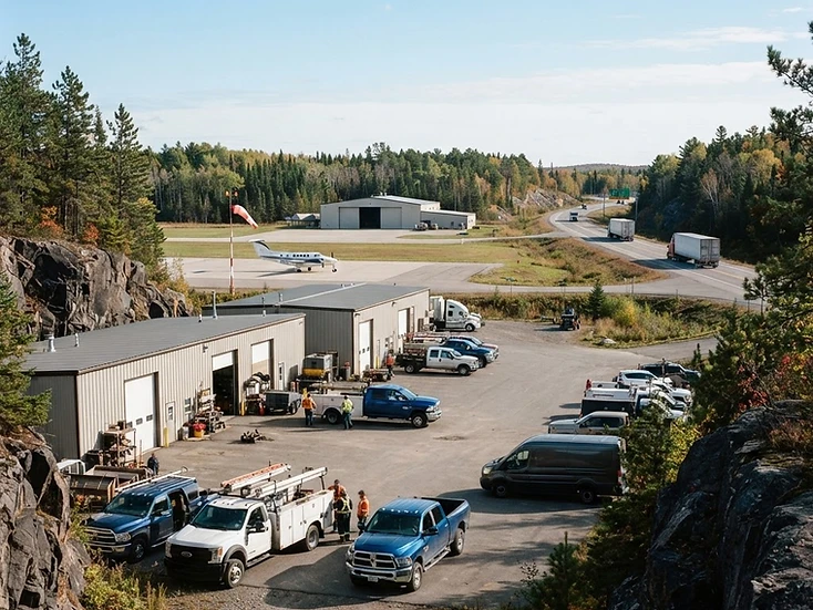 Transportation and aviation services in North Bay, Ontario
