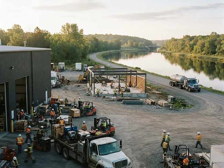 Logistics services and construction in Quinte West, Ontario
