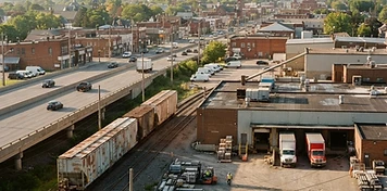 Rail-served manufacturing in Brantford, Ontario