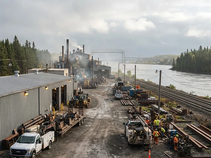 Industrial services and border commerce in Sault Ste. Marie, Ontario