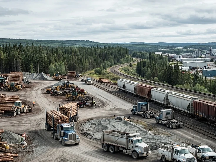 Forest products, rail logistics and services in Prince George, BC