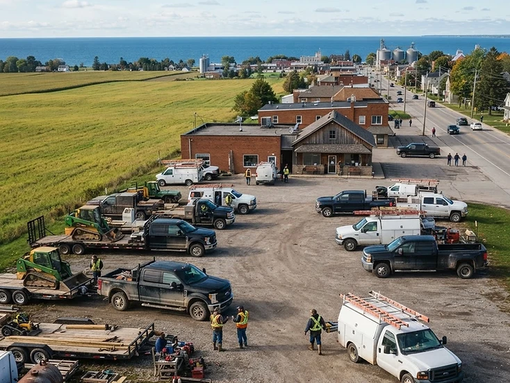 Contractor services and farm trucks in Saugeen Shores, Ontario