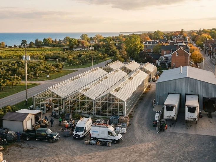 Greenhouses and agri-food businesses in Niagara-on-the-Lake, Ontario