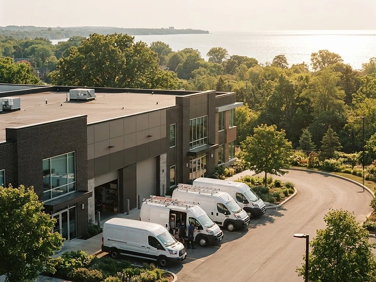 Advanced manufacturing and QEW corridor commerce in Oakville, Ontario