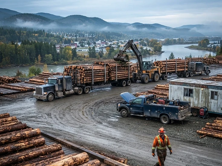 Forestry equipment and ranch businesses in Quesnel, BC