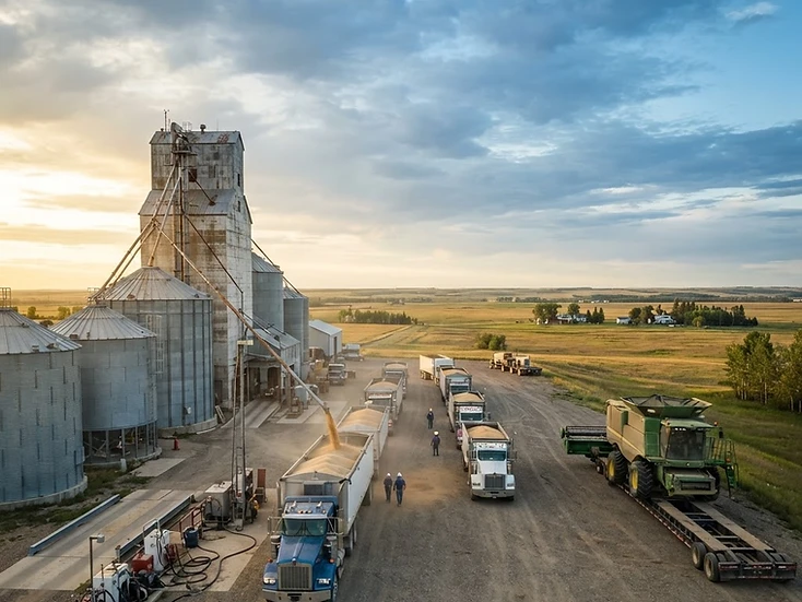 Grain operations and energy services in Dawson Creek, BC