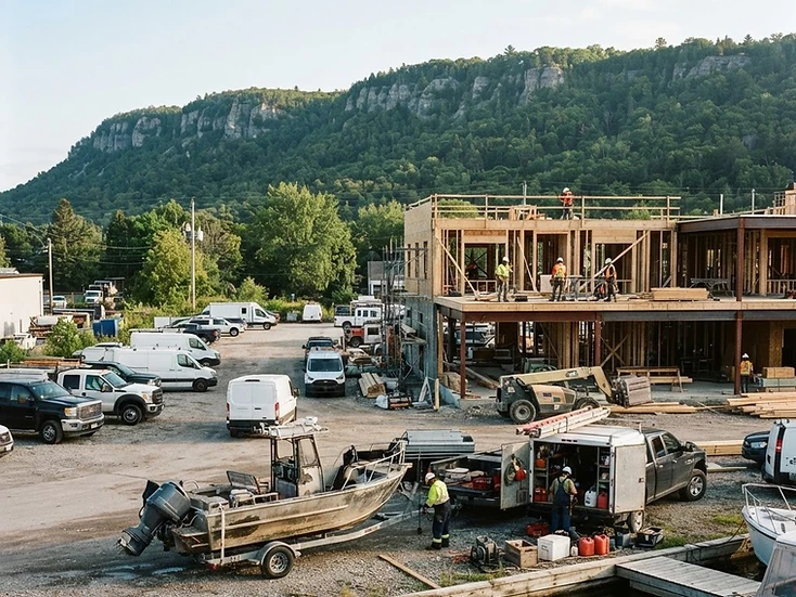 Marine services and construction trades in Collingwood, Ontario