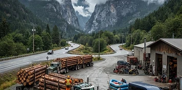 Forestry and highway services in Hope, BC