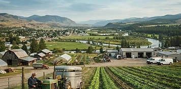 Agriculture, trades and border commerce in Grand Forks, BC