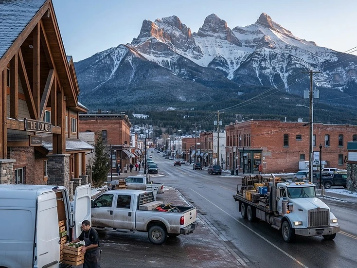 Resort tourism and contractor businesses in Fernie, BC