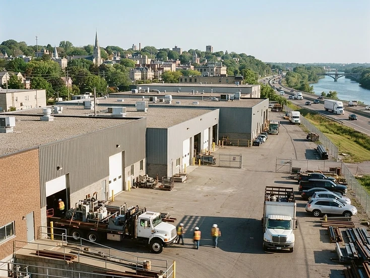Auto-supply manufacturing corridor in Cambridge, Ontario