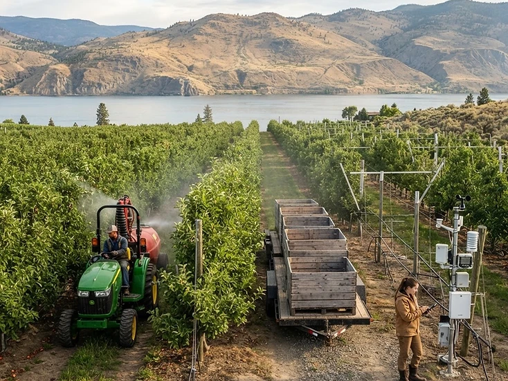 Orchards and agri-research businesses in Summerland, BC