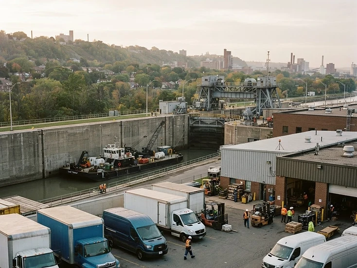 Logistics and canal-industrial services in Thorold, Ontario