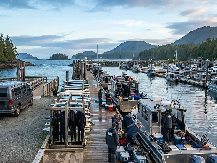 Charter fishing, wildlife viewing and tourism businesses in Tofino, BC