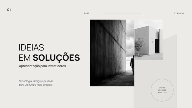 Pitch Deck — Ideias em Soluções