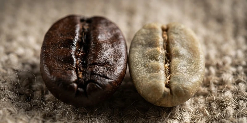 Roasted coffee beans