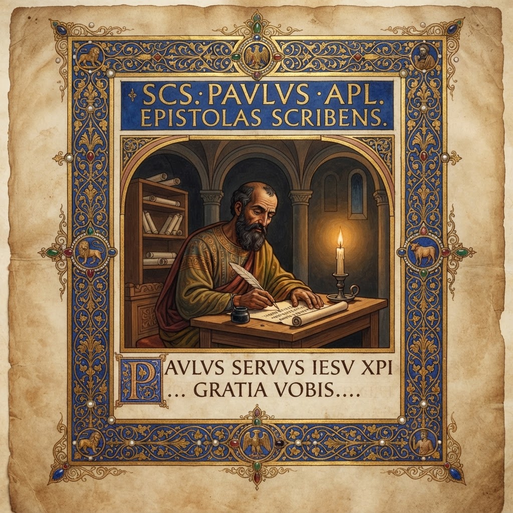 Paul Writing Epistles