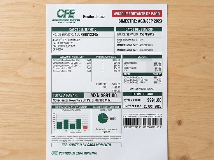How to pay your CFE electricity bill