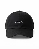 Custom Cotton Dad Cap with logo — made by MADE FOR.