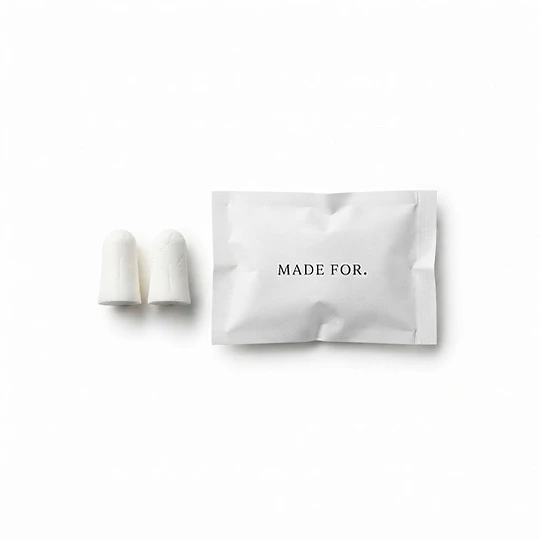 Ear Plugs with custom logo — hospitality