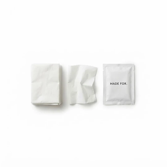 Paper Tissues with custom logo — hospitality