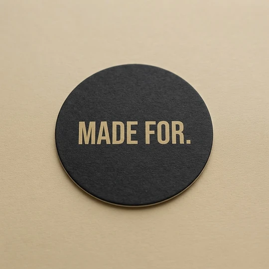 Paper Coaster with Silk Printing — hospitality