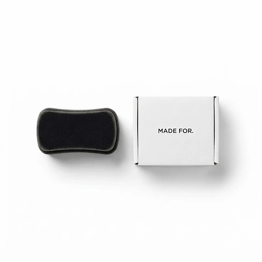 Shoe Shine Sponge with custom logo — hospitality
