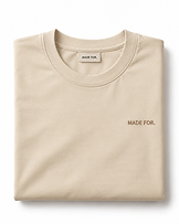 Custom Premium T-Shirt with logo — made by MADE FOR.
