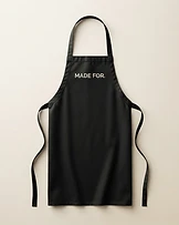 Custom Apron with logo — made by MADE FOR.