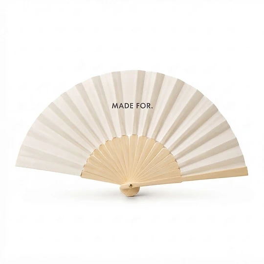 Custom Hand Fans with Silk Printing — events