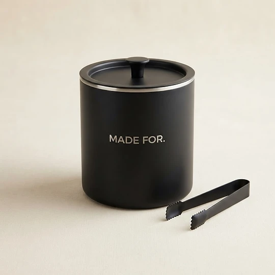 Stainless Steel Ice Bucket with Screen Printing — hospitality