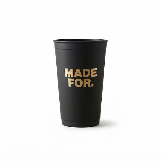Recycled PP Cup with Silk Printing — bottles