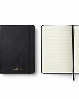 Custom PU Notebook with logo — made by MADE FOR.