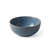 TW-085 — Ribbed Dish · L 12.6 cm