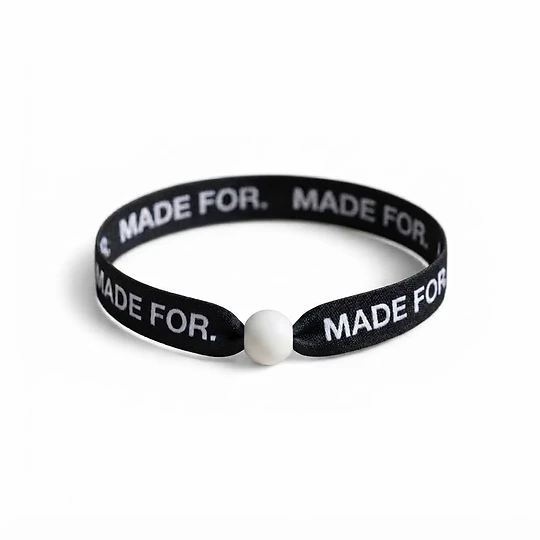 Custom Wristbands with Woven Label — events